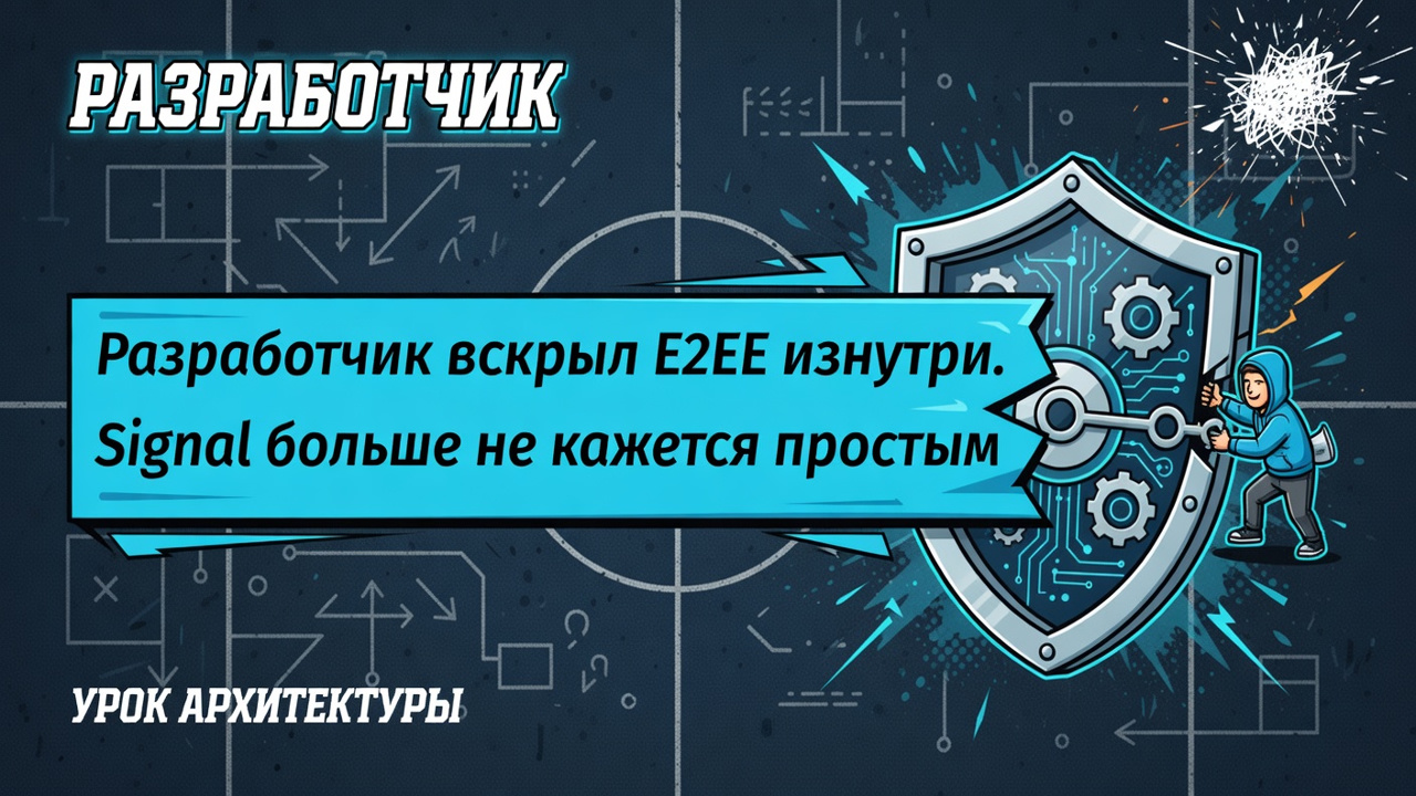 Разработчик вскрыл E2EE изнутри. Signal больше не кажется простым