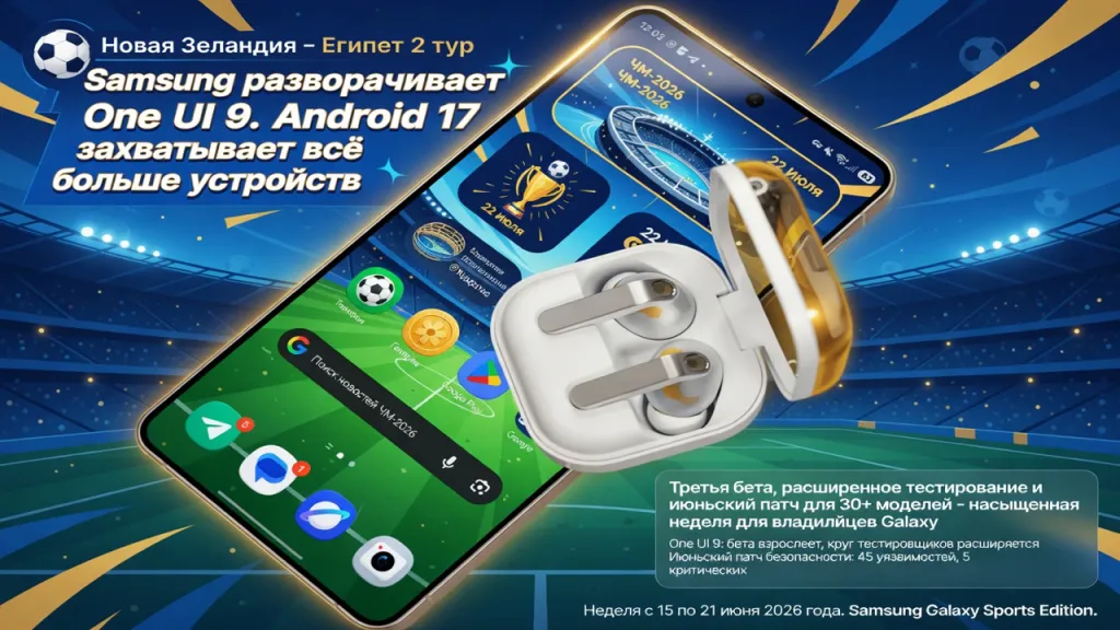 Samsung разворачивает One UI 9. Android 17 захватывает всё больше устройств